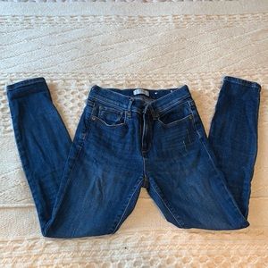 Loft jeans, factory distressed